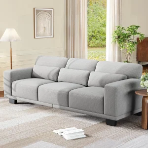 89" Sofa, Supportive Pillows