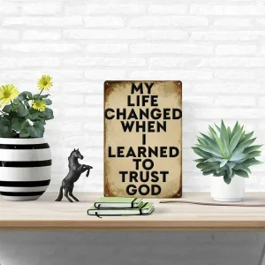 Iron Wall Art 8x12 Inches. Room Decoration