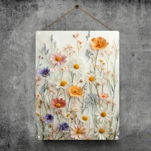 Wildflower Metal Wall Art