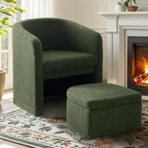 Green Accent Chair.